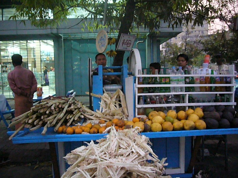 Yummy sugar cane juice